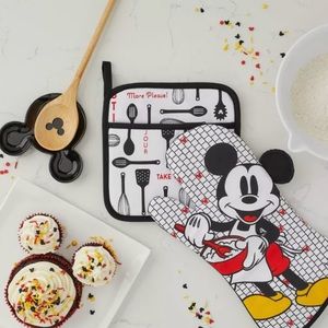 New Disney Home Minimal Kitchen Wooden Spoon and Ceramic Spoon Rest